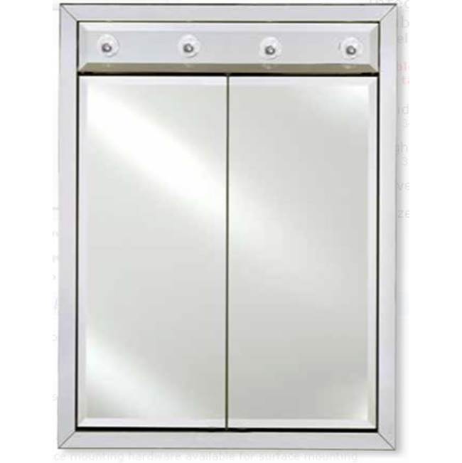 Afina Corporation Dd/Lc 24X34 Recessed Versailles Pewter