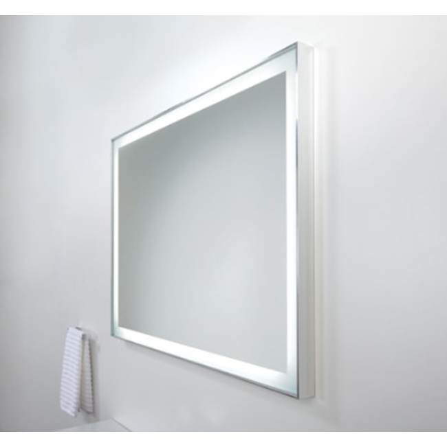 Afina Corporation 20X36 Led Rectangular Backlit Mirror W/Polished Aluminum Trim