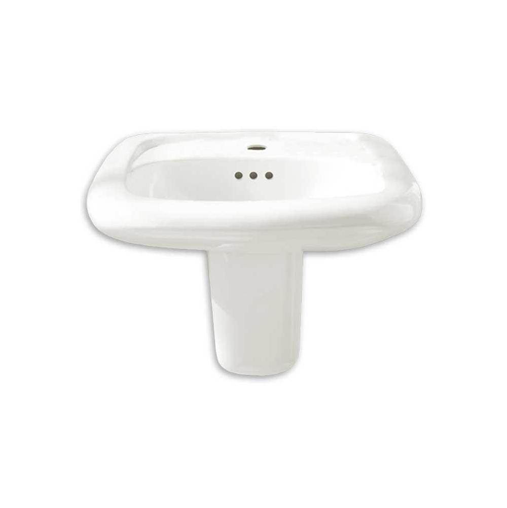 American Standard Murro® Wall-Hung EverClean® Sink Less Overflow With Center Hole Only