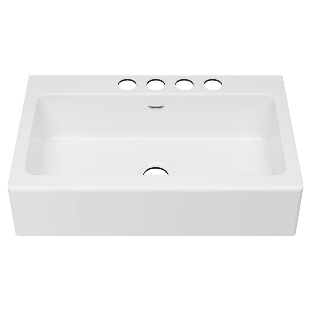 American Standard Delancey® 36 x 22-Inch Cast Iron 4-Hole Undermount Single Bowl Apron Front Kitchen Sink