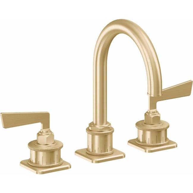 California Faucets 8'' Widespread Lavatory Faucet with Completely Finished ZeroDrain