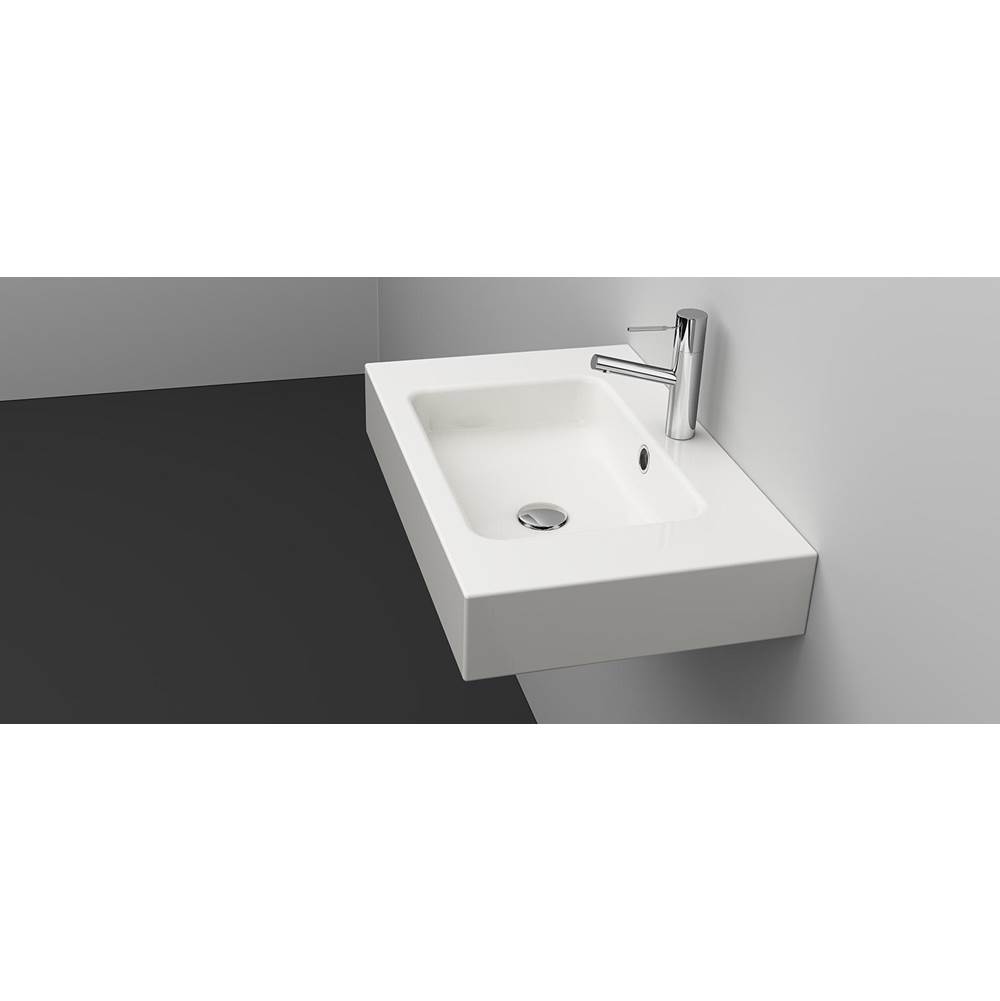 Schmidlin Mero Wall-Mount With Faucet Hole And Overflow Hole Washbasin