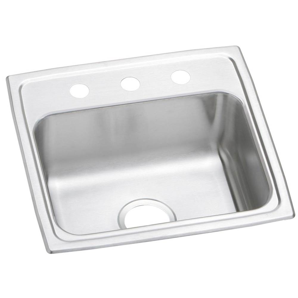 Elkay Celebrity Stainless Steel 19'' x 18'' x 7-1/8'', 0-Hole Single Bowl Drop-in Sink