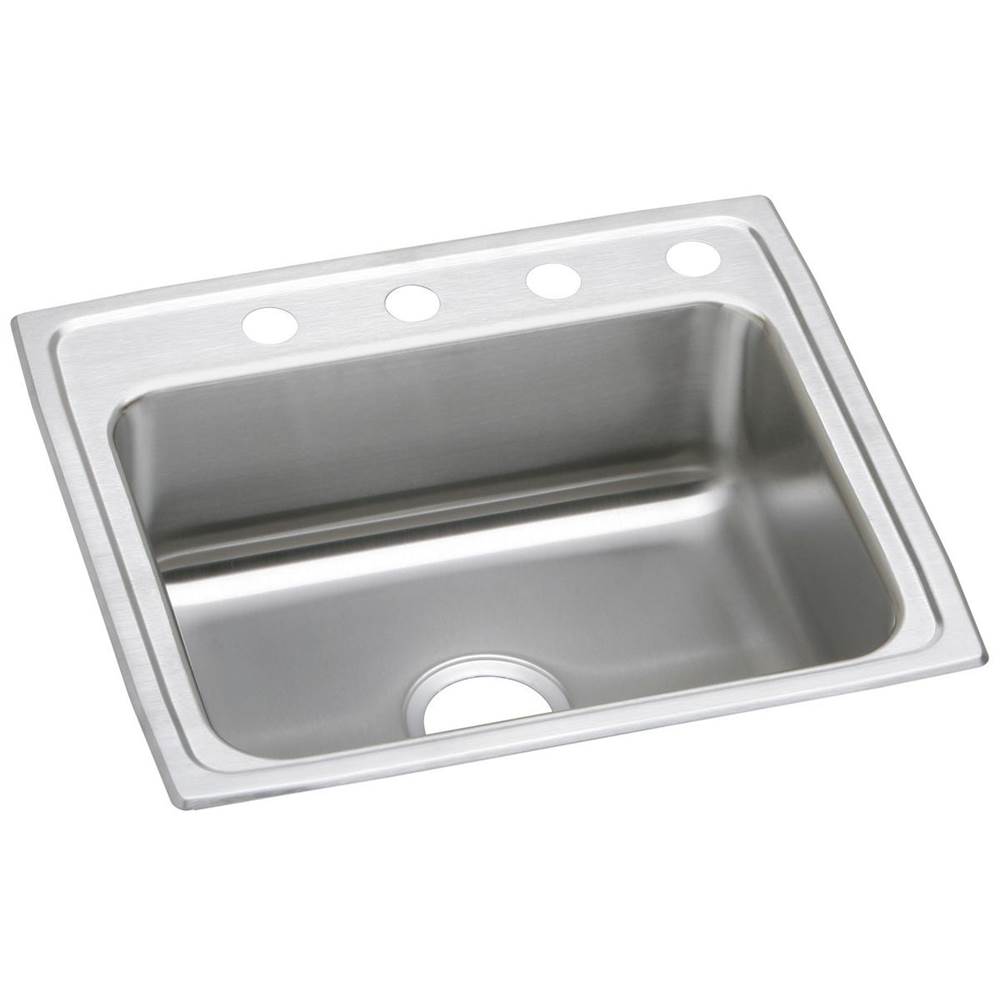 Elkay Celebrity Stainless Steel 25'' x 21-1/4'' x 7-1/2'', 3-Hole Single Bowl Drop-in Sink