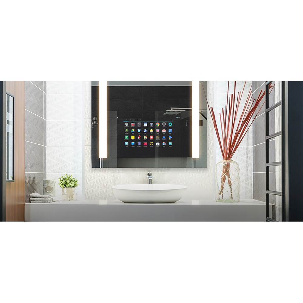 Electric Mirror Loft 60w x 40h Mirror TV with 21.5'' TV and Spectrum