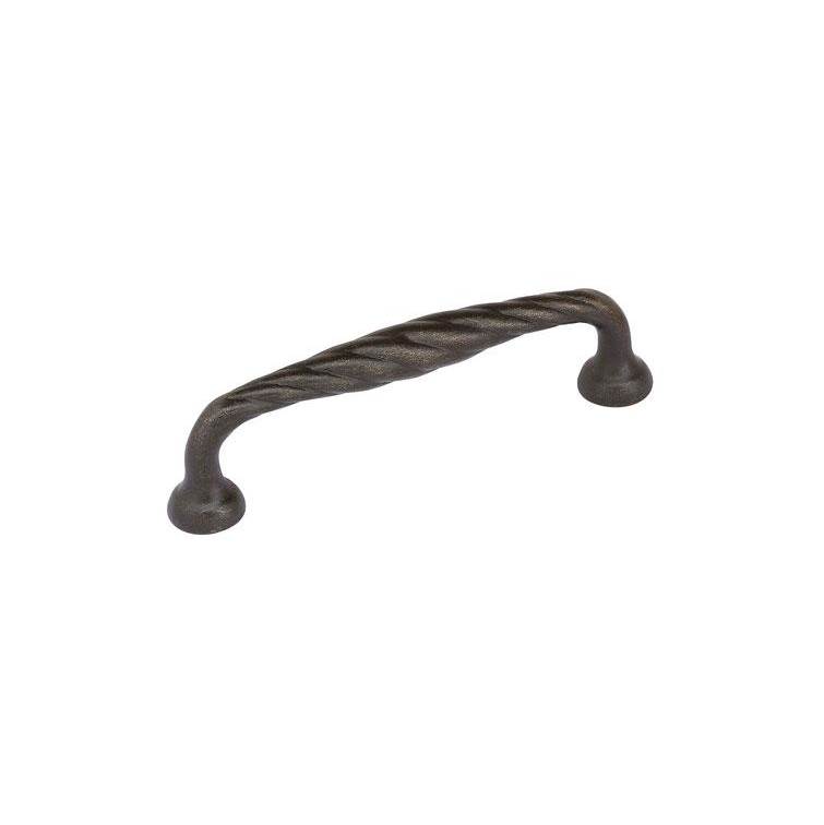 Emtek Tuscany Bronze Twist Pull, 8'' C-C, MB