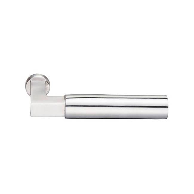 Emtek Concealed, Privacy, Stainless Steel Square Rosette, Stainless Steel Hercules Lever, SS