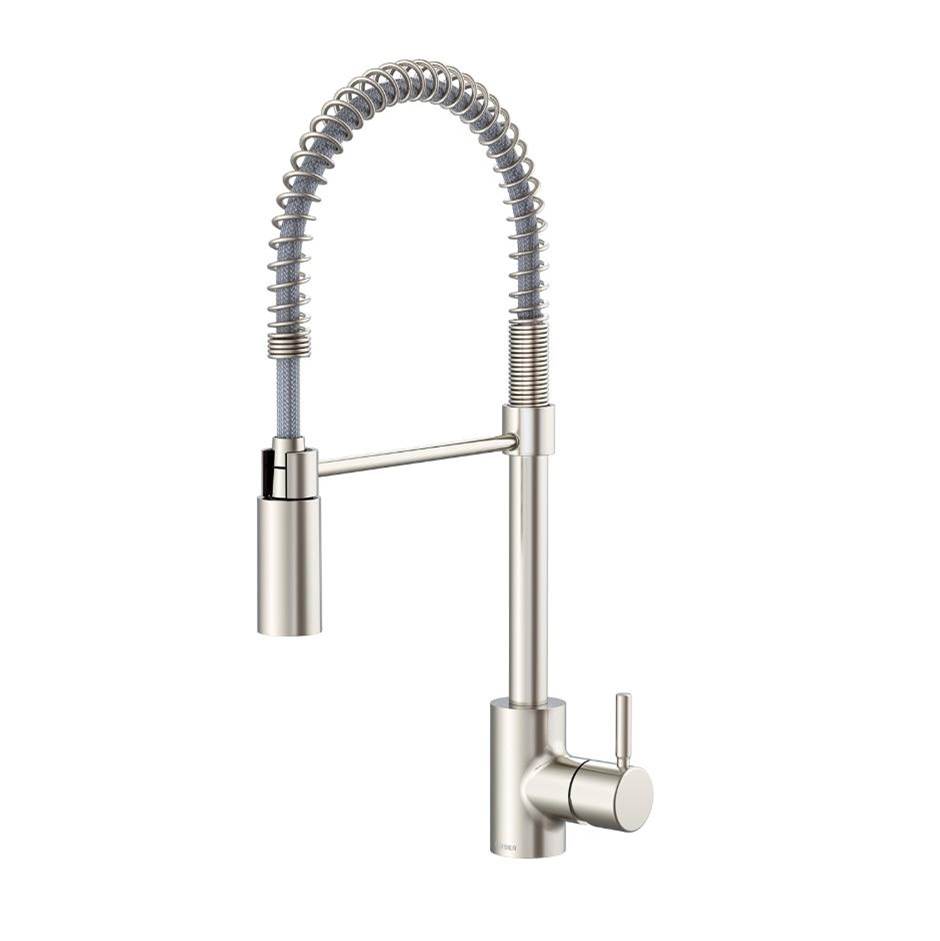 Gerber Plumbing The Foodie 1H Pre-Rinse Kitchen Faucet 1.75gpm Stainless Steel