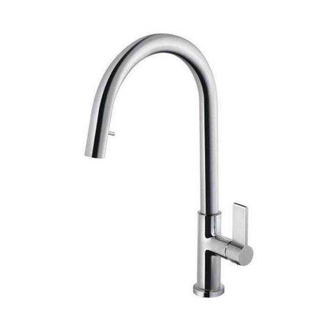 Hamat Dual Function Hidden Pull Down Kitchen Faucet in Brushed Nickel