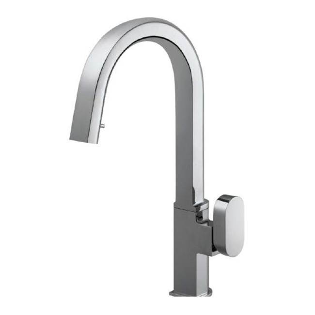 Hamat Dual Function Hidden Pull Down Kitchen Faucet in Brushed Nickel