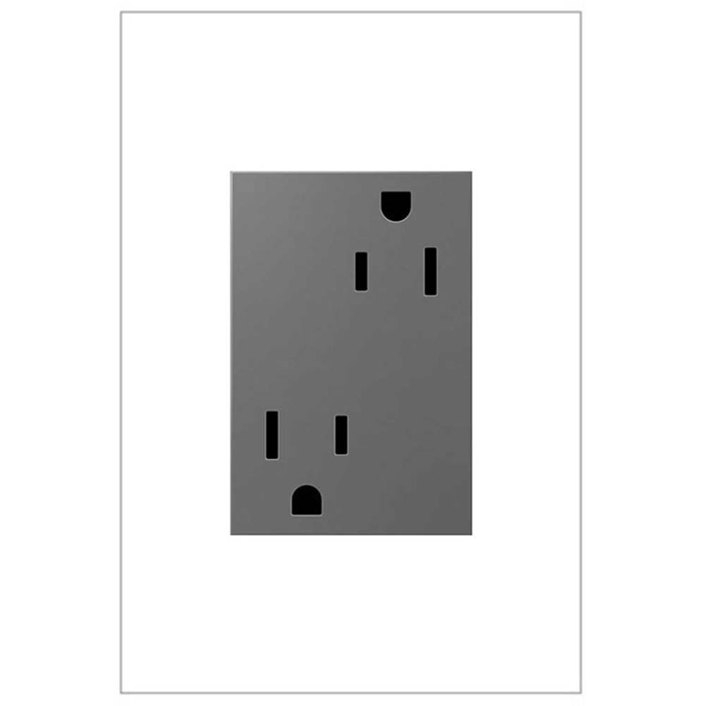 Legrand Tamper-Resistant Outlet, Plus Size, 15A