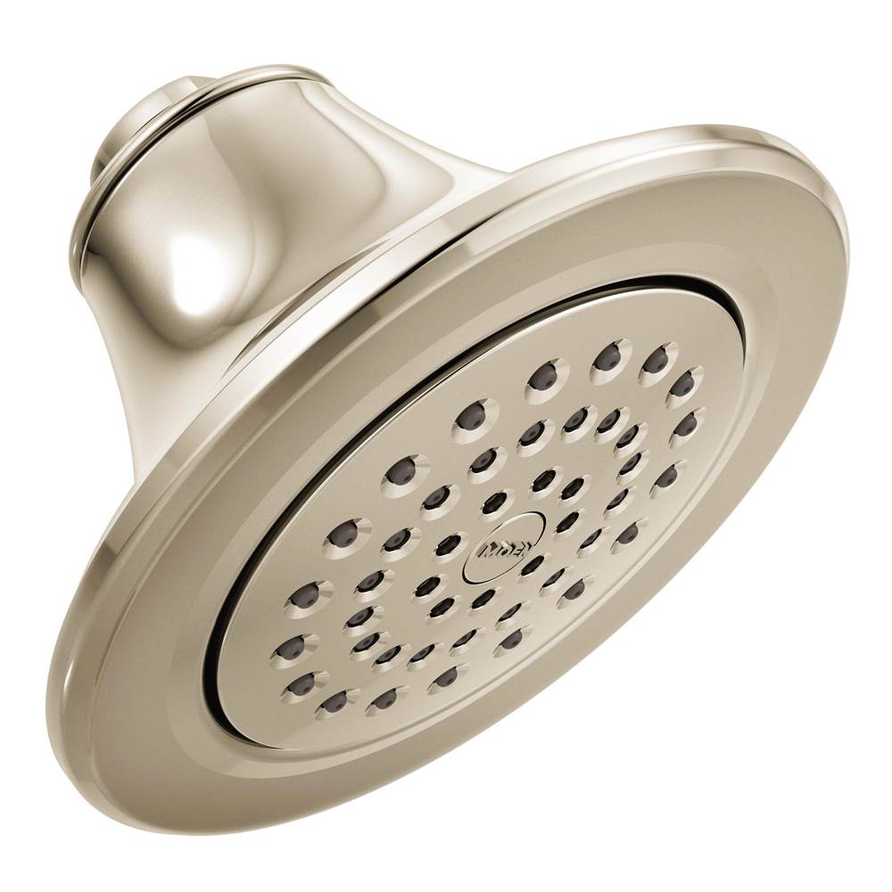 Moen Icon 5-7/8'' One-Function Showerhead with 2.5 GPM Flow Rate, Polished Nickel