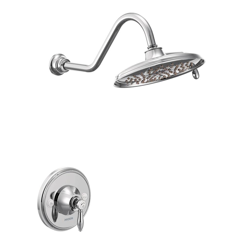 Moen Weymouth Posi-Temp Single-Handle 2-Spray Shower Only Trim Kit in Chrome (Valve Sold Separately)