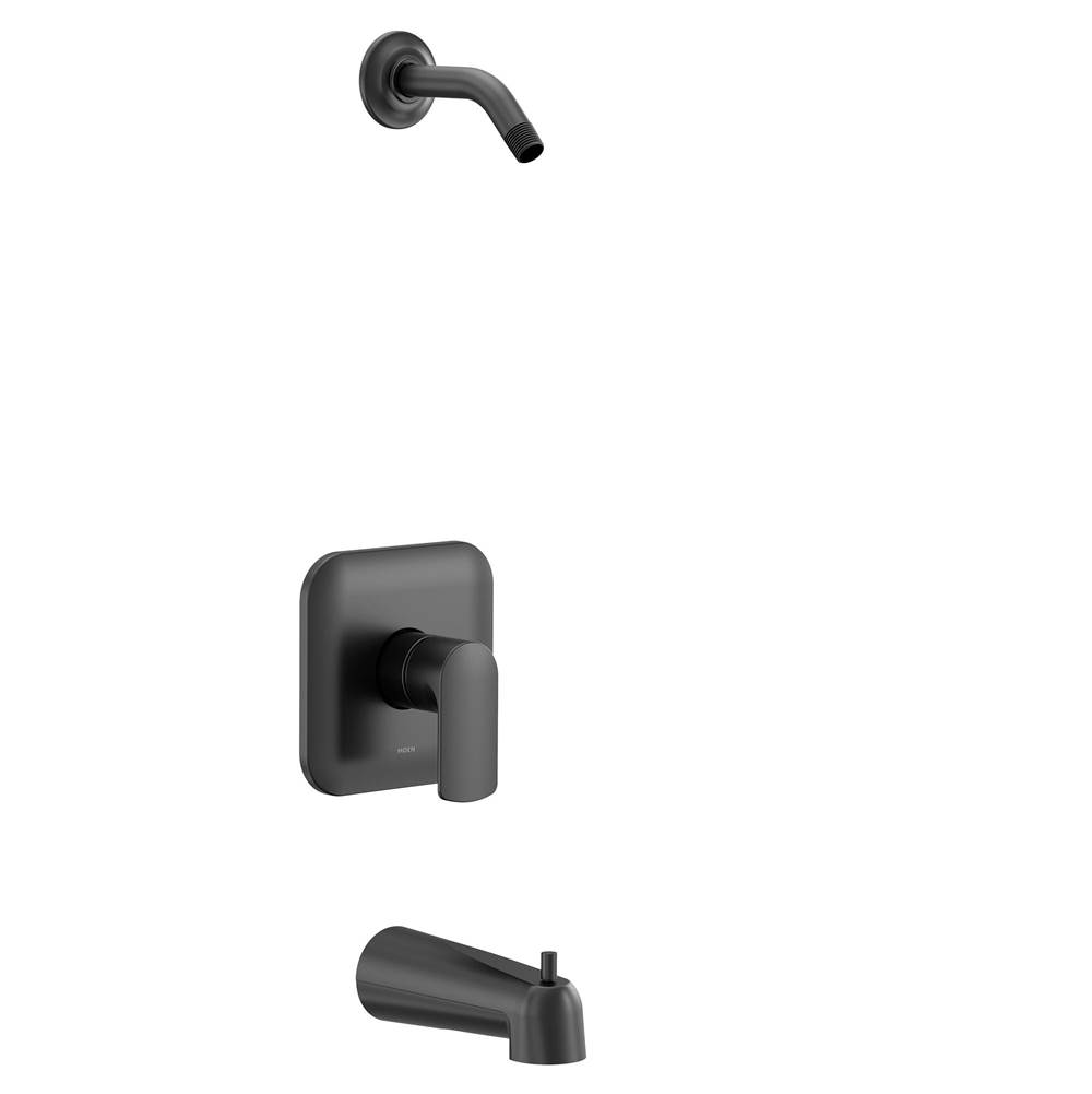 Moen Rizon M-CORE 2-Series 1-Handle Tub and Shower Trim Kit in Matte Black (Valve Sold Separately)