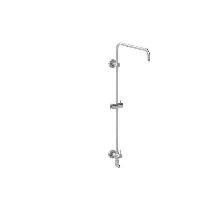 Mountain Plumbing Rain Rail Plus - Wall Mounted Shower Rail with Bottom Outlet Integral Waterway and Diverter (Standard - CA)