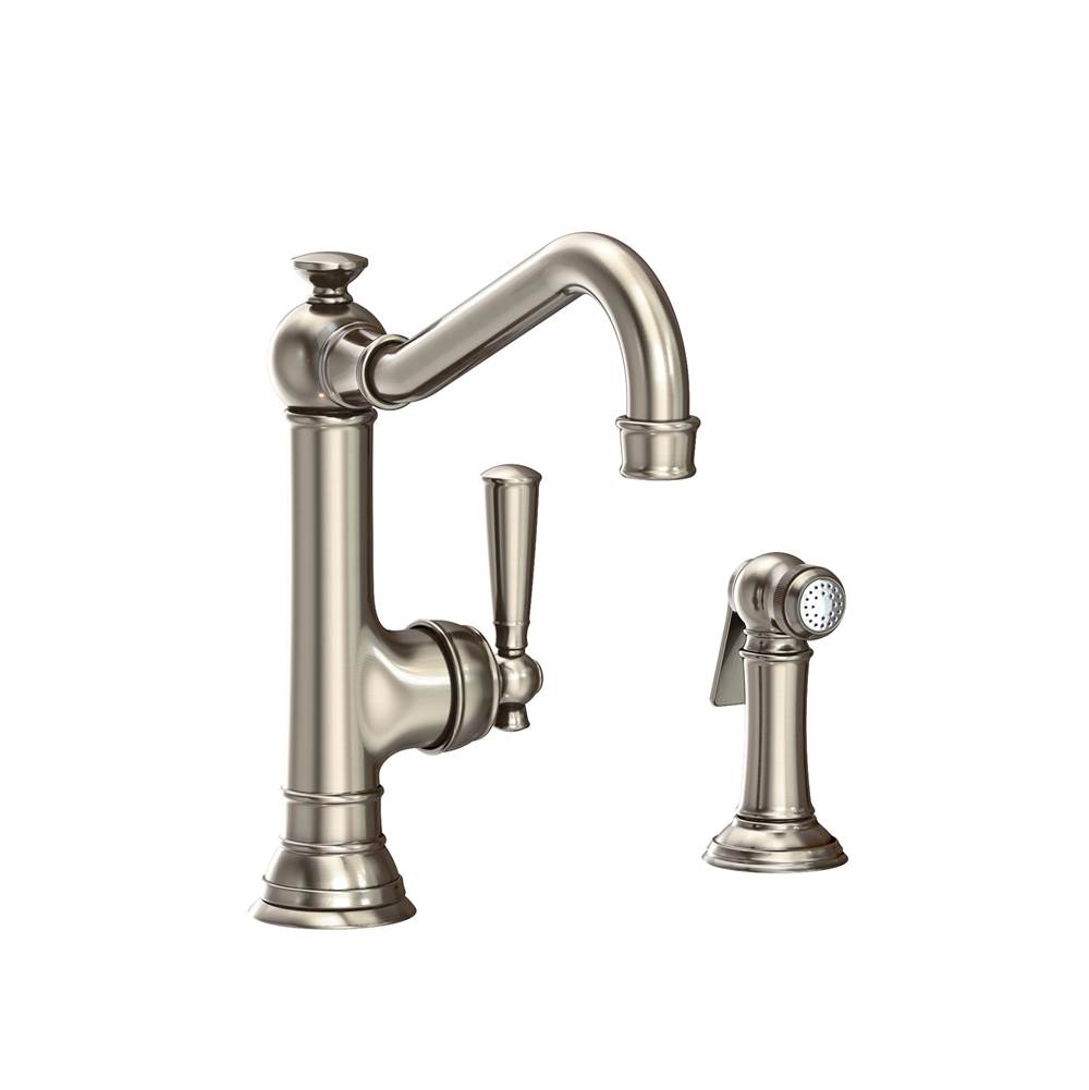 Newport Brass Jacobean Single Handle Kitchen Faucet with Side Spray