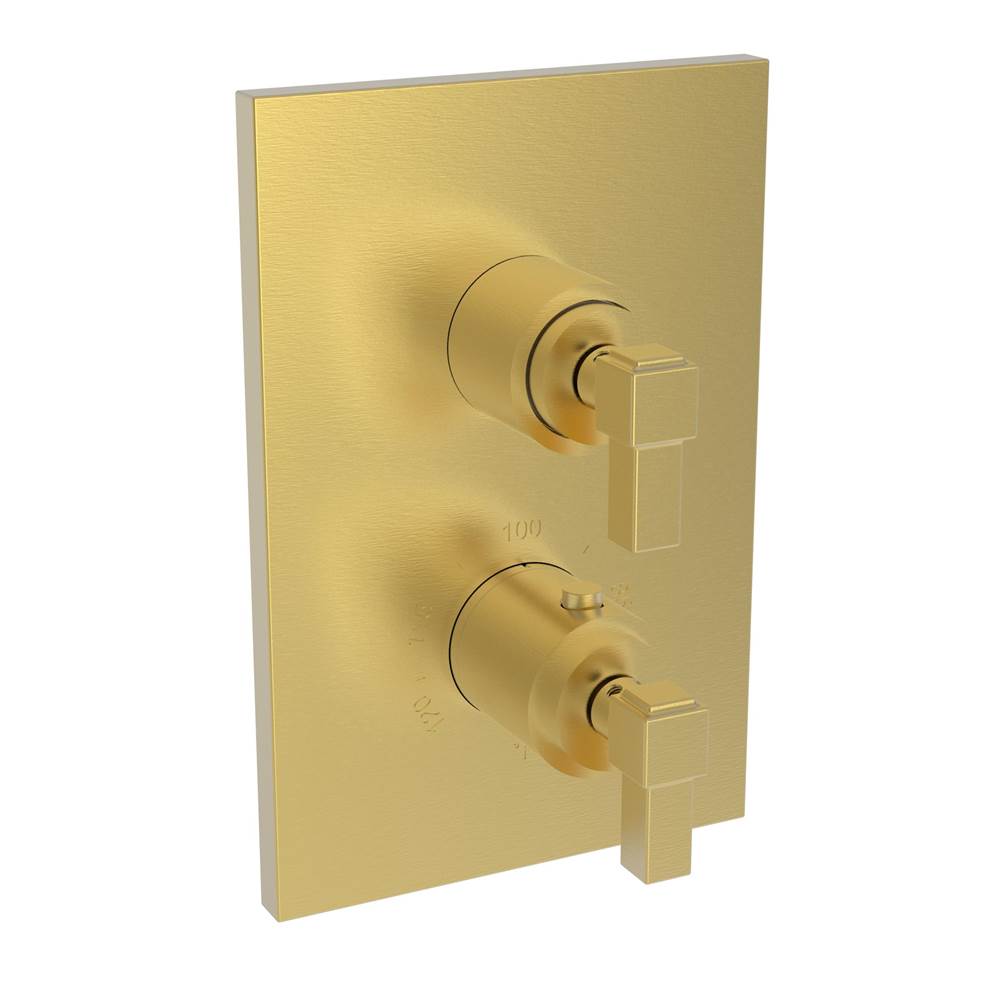 Newport Brass Malvina 1/2'' Square Thermostatic Trim Plate with Handle