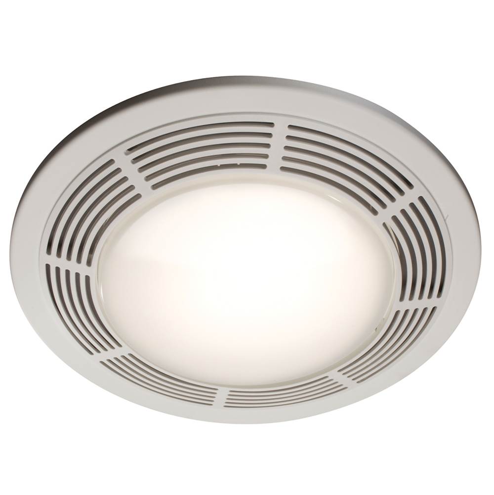 Broan Nutone 100 CFM Ceiling Bathroom Exhaust Fan with Light and Night Light