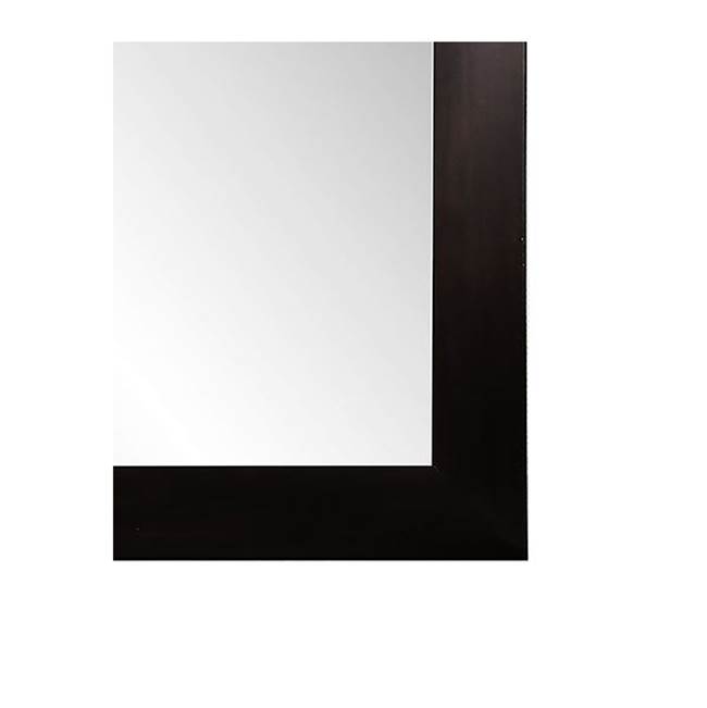 Jensen Medicine Cabinets Framed Mirror 30X36 Black 3'' Flat Bulk