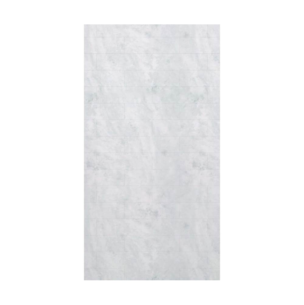 Swan MSMK-8438-1 38 x 84 Swanstone® Modern Subway Tile Glue up Bathtub and Shower Single Wall Panel in Ice