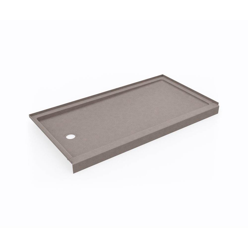 Swan SR-3260LM/RM 32 x 60 Swanstone® Alcove Shower Pan with Right Hand Drain Clay