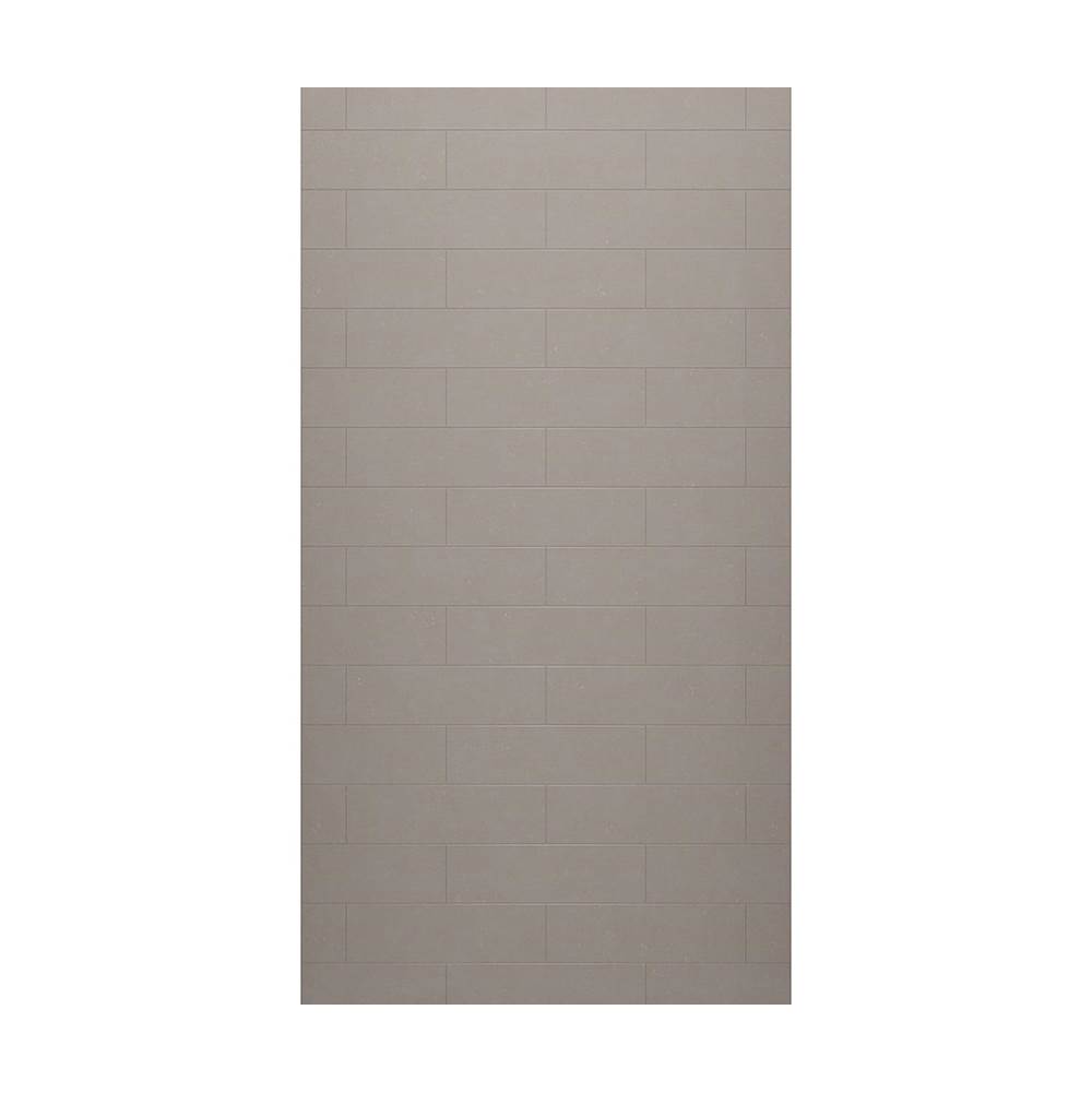 Swan MSMK-9642-1 42 x 96 Swanstone® Modern Subway Tile Glue up Bathtub and Shower Single Wall Panel in Clay