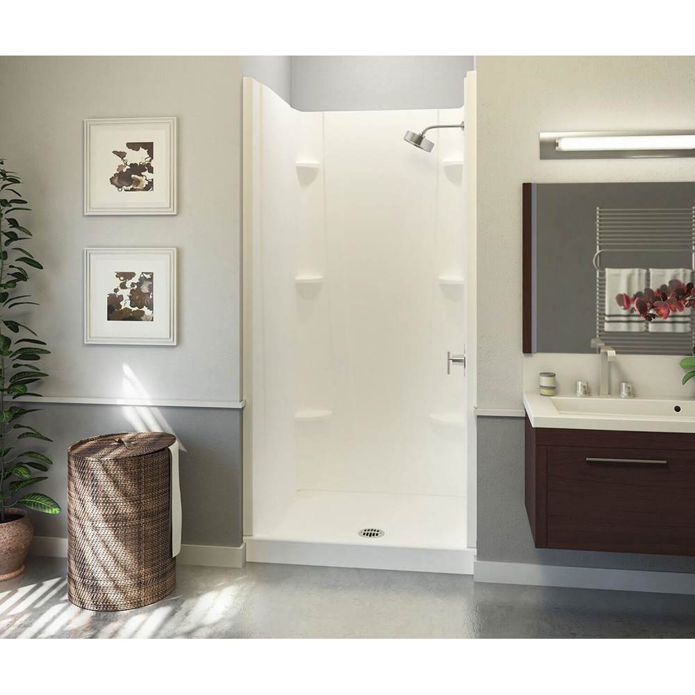 Swan VP3636CSA 36 x 36 Veritek™ Pro Alcove Center Drain Four-Piece Shower in White
