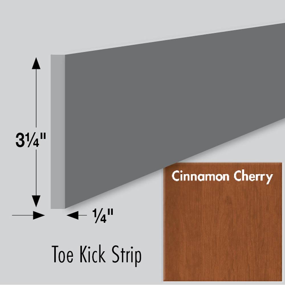 Strasser Woodenworks 3.25 X .25 X 84 Toe Kick Strip Cinn Cherry