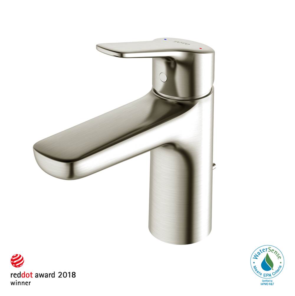 TOTO Toto® Gs Series 1.2 Gpm Single Handle Bathroom Sink Faucet With Comfort Glide Technology And Drain Assembly, Brushed Nickel