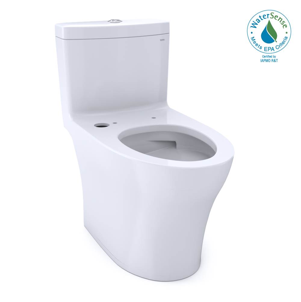 TOTO Aquia® IV One-Piece Elongated Dual Flush 1.28 and 0.8 GPF WASHLET®+ and Auto Flush Ready Toilet with CEFIONTECT®, Cotton White