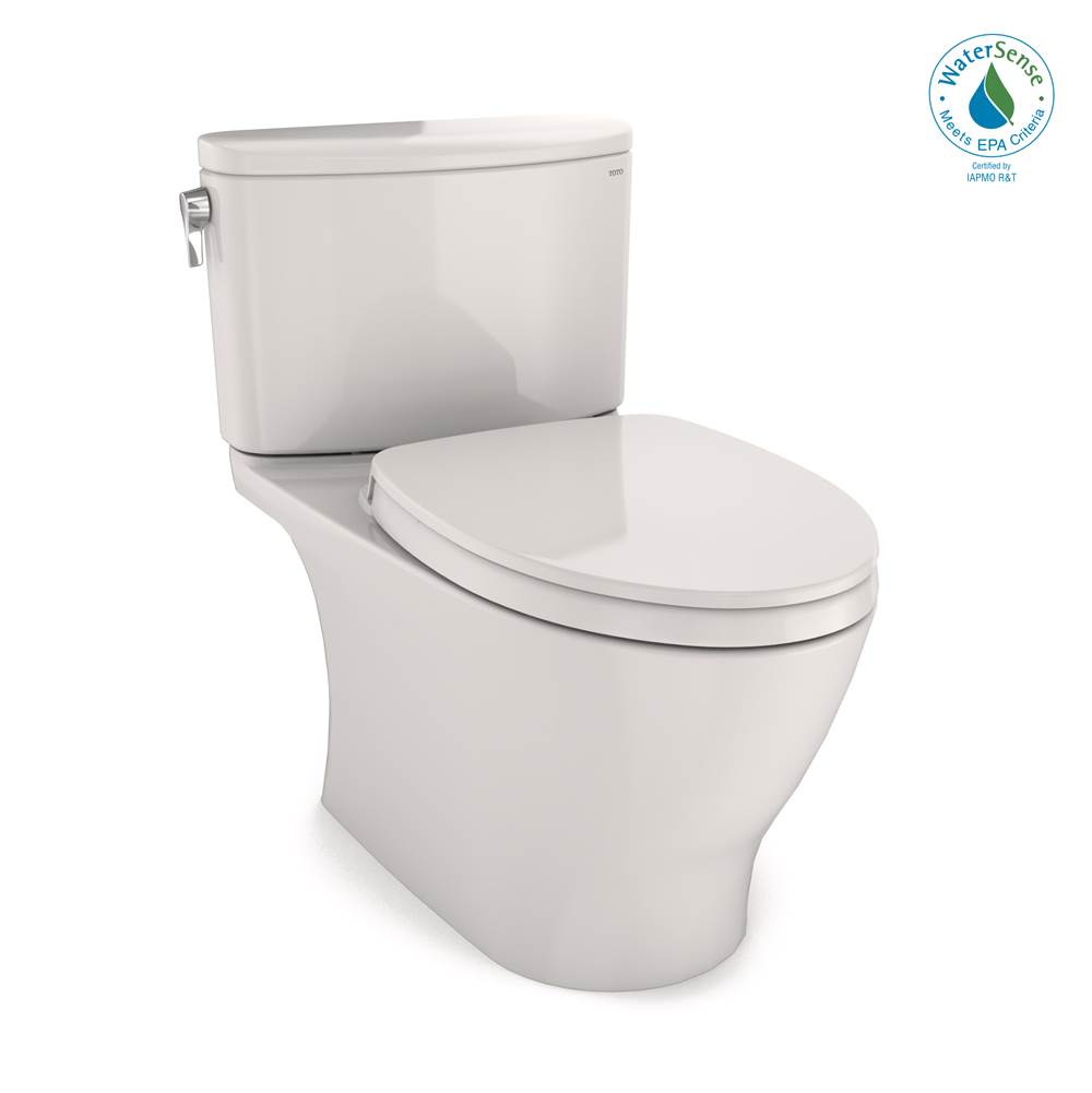 TOTO Toto® Nexus® 1G® Two-Piece Elongated 1.0 Gpf Universal Height Toilet With Cefiontect® And Ss124 Softclose Seat, Washlet®+ Ready, Colonial White