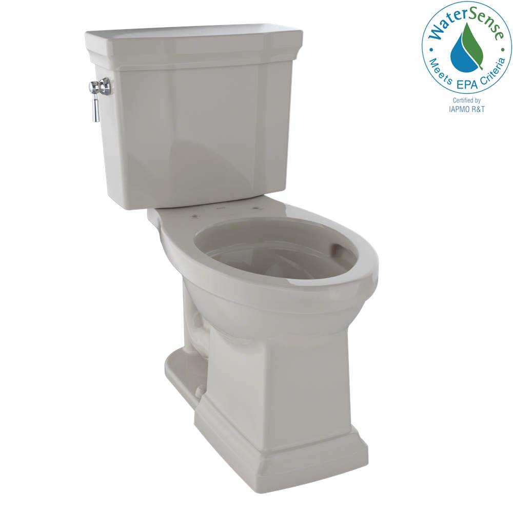 TOTO Toto® Promenade® II 1G® Two-Piece Elongated 1.0 Gpf Universal Height Toilet With Cefiontect, Bone