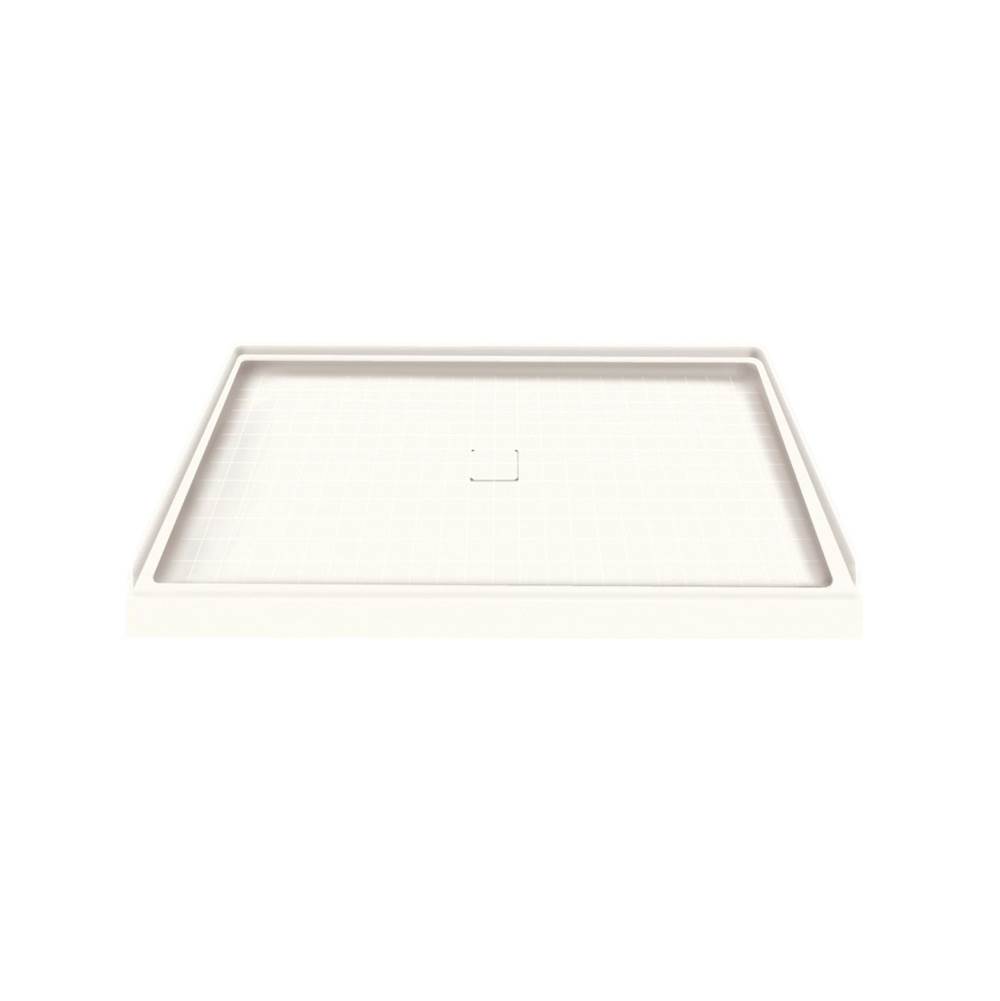 Transolid 48'' x 34'' Solid Surface Shower Base in White