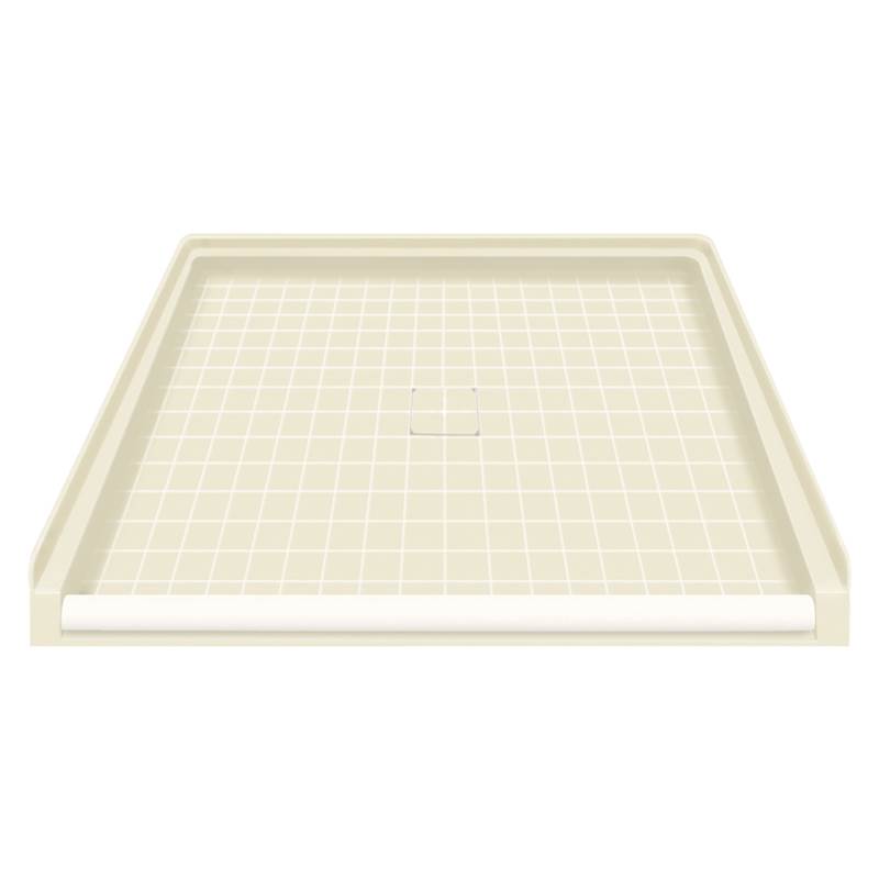 Transolid 39.5'' x 37.75'' Solid Surface Barrier-Free Shower Base in Biscuit