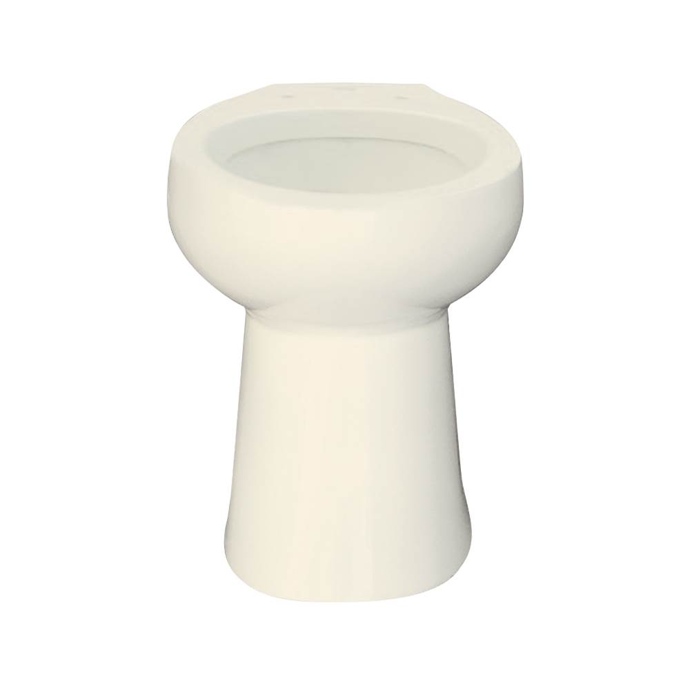 Transolid Harrison Elongated Vitreous China Toilet Bowl Only in Biscuit