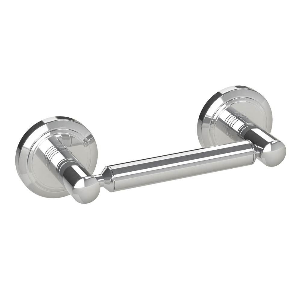 Valsan Oslo Polished Nickel Double Post Toilet Roll Holder, 8'' X 3'' X 2 1/4''