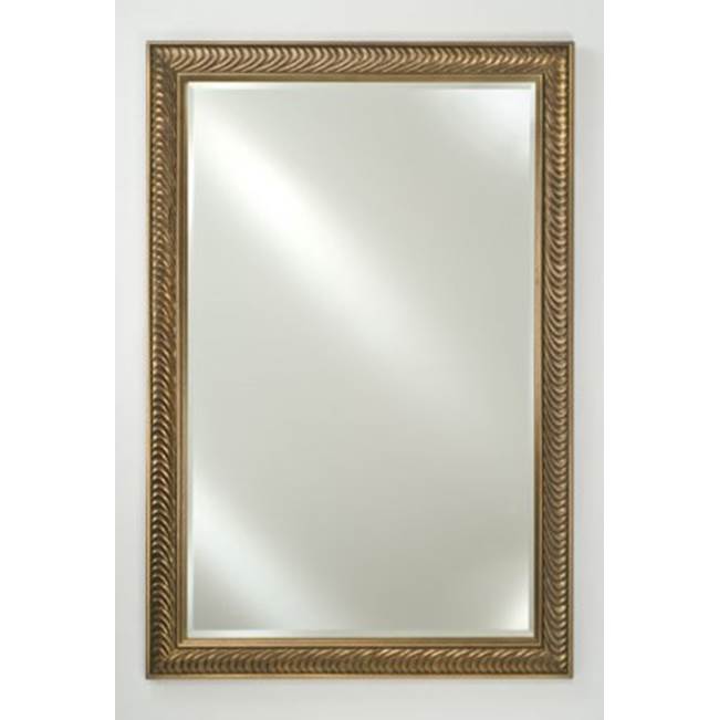 Afina Corporation Framed Mirror 24X30 Meridian Silver/Silver Beveled