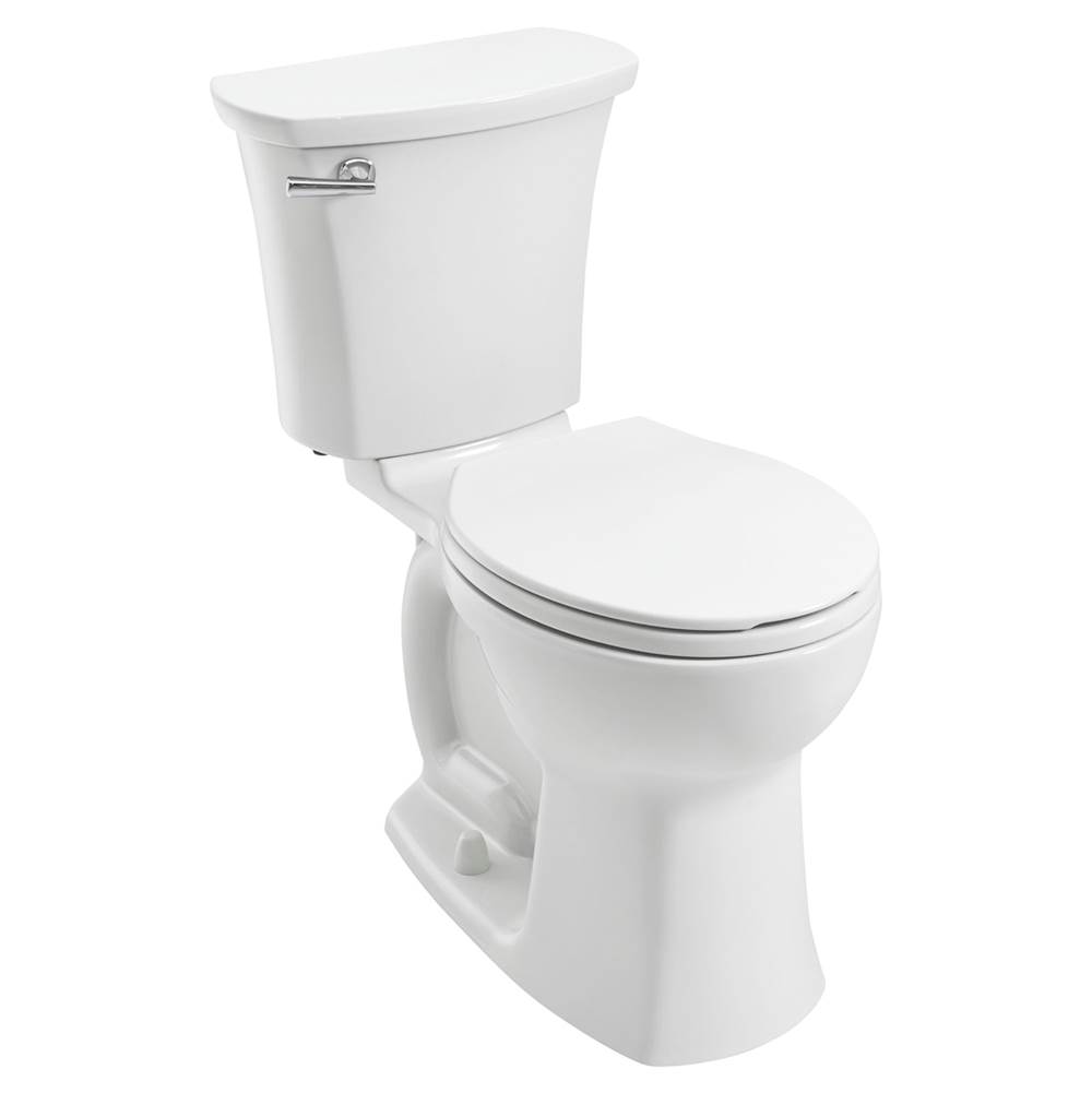 American Standard Edgemere® Two-Piece 1.28 gpf/4.8 Lpf Chair Height Round Front 10-Inch Rough Toilet Less Seat