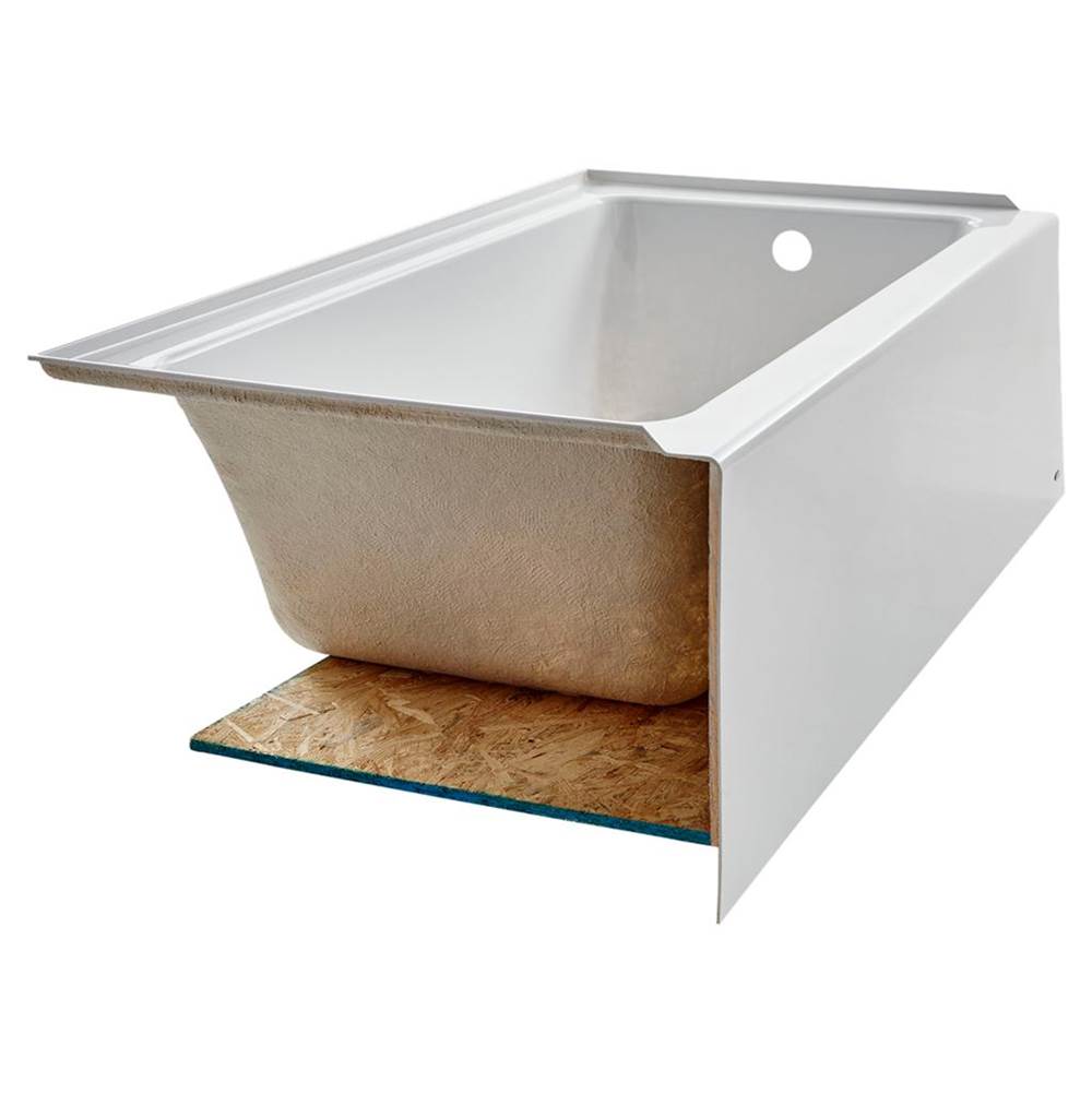 American Standard Studio® 60 x 30-Inch Integral Apron Bathtub With Left-Hand Outlet