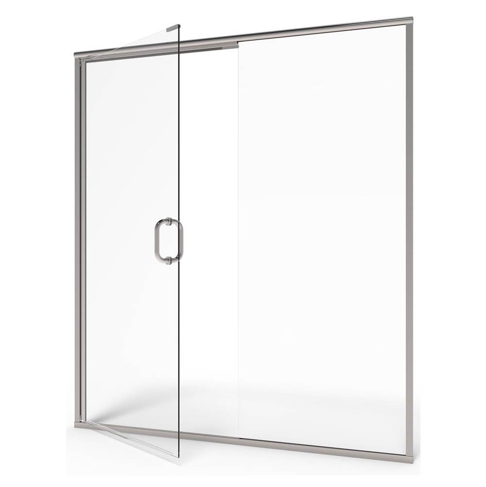 American Standard 76-Inch Height Semi-Frameless Swing Door With Panel