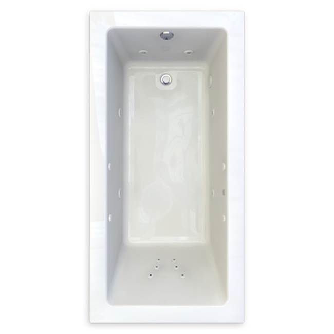 American Standard Studio® 60 x 36-Inch Drop-In Soaking Bathtub With Zero Edge