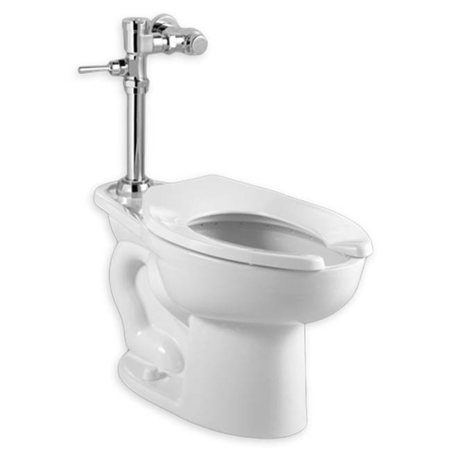 American Standard Madera™ Chair Height Toilet System With Manual Piston Flush Valve, 1.6 gpf/6.0 Lpf
