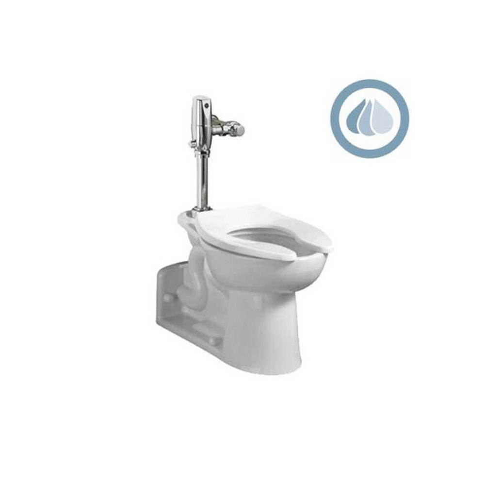 American Standard Priolo™ 1.1 - 1.6 gpf (4.2 - 6.0 Lpf) Chair Height Top Spud Back Outlet Elongated EverClean® Bowl