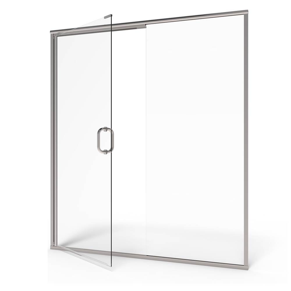 American Standard 76-Inch Height Semi-Frameless Swing Door With Panel