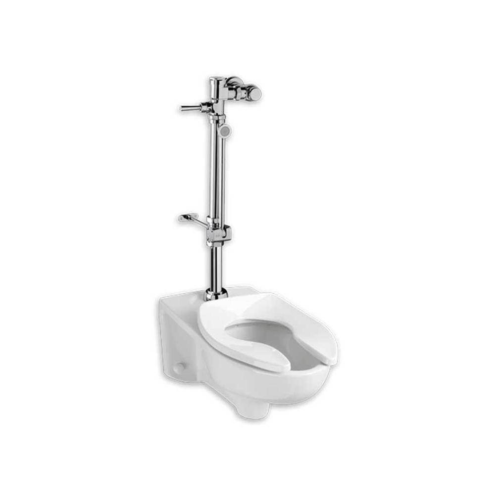 American Standard Ultima™ Manual Flush Valve With Bedpan Washer Assembly, Straight Tube, 1.6 gpf/6.0 Lpf