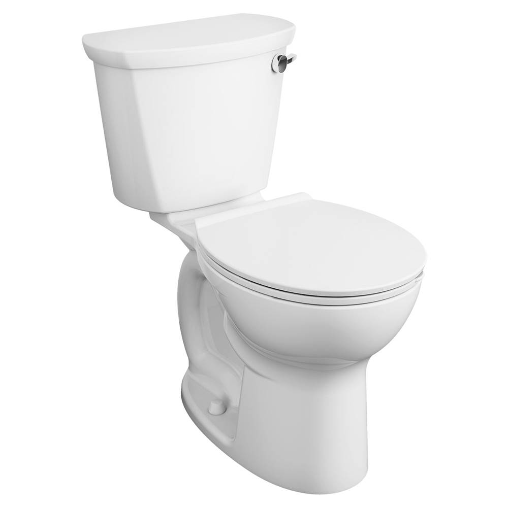 American Standard Cadet® PRO Two-Piece 1.6 gpf/6.0 Lpf Chair Height Round Front Right-Hand Trip Lever Toilet Less Seat