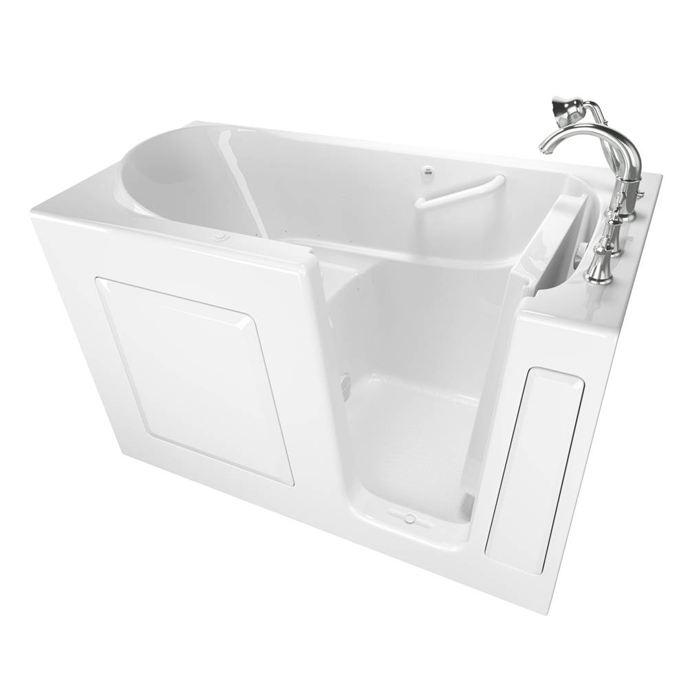 American Standard Gelcoat Value Series 30 x 60 -Inch Walk-in Tub With Air Spa System - Right-Hand Drain With Faucet