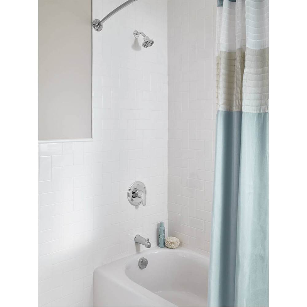 American Standard Colony® PRO  1.75 gpm/6.6 L/min Tub and Shower Trim Kit With Water-Saving Showerhead, Double Ceramic Pressure Balance Cartridge With Lever Handle