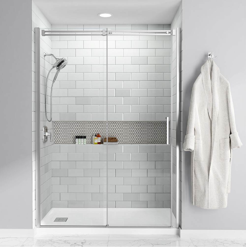 American Standard Studio® 60 x 32-Inch Single Threshold Shower Base With Left-Hand Outlet