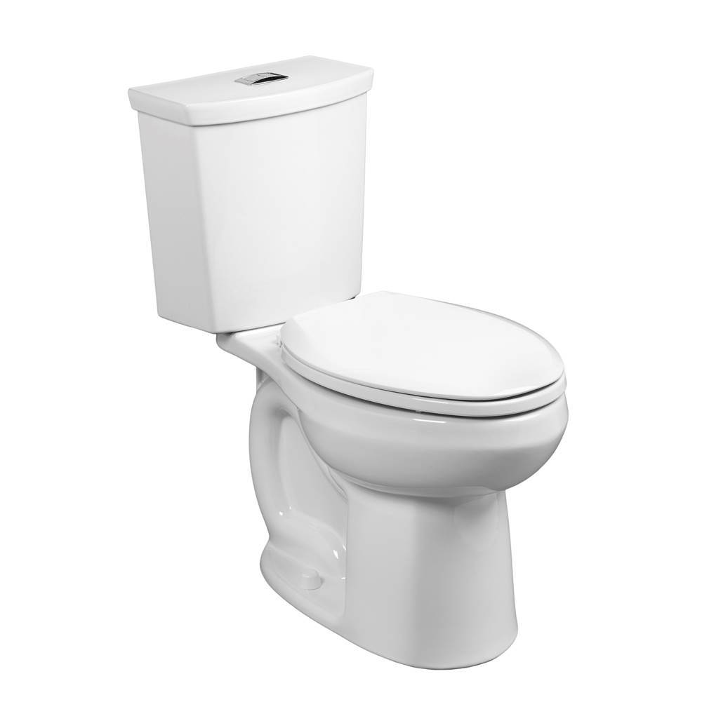 American Standard H2Option® Two-Piece Dual Flush 1.28 gpf/4.8 Lpf and 0.92 gpf/3.5 Lpf Chair Height Elongated Toilet With Liner Less Seat